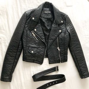 3-Way MEMBERS ONLY Faux Leather Jacket - Like NEW